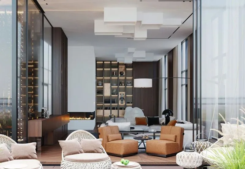 1105㎡顶层复式，奢华的气质 Ab Architects