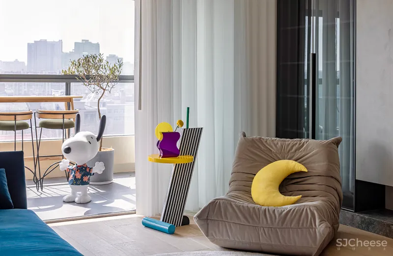 王璠:188㎡简约大平层,温暖的动漫之家!