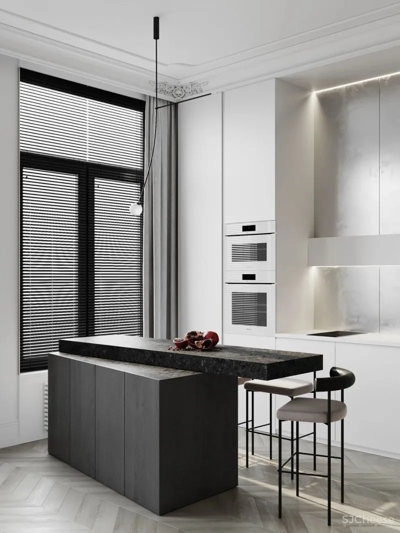 黑白缄默简约沉稳家居内饰