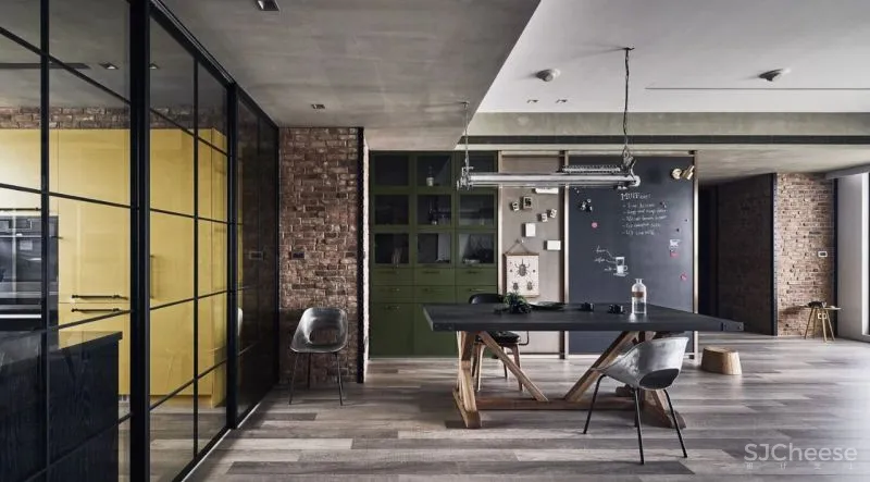 将工业风和雅痞风结合,一个单身男士把自己的家装的那么时髦,真的好吗?