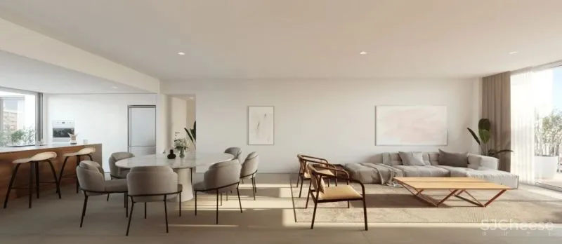 放弃顶层公寓,改做会所,这样布置整栋楼的格调都高了