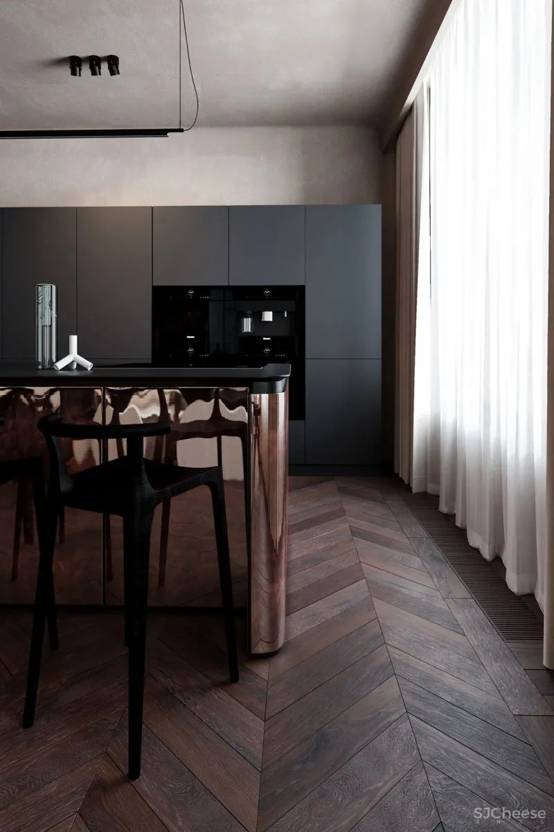 110㎡现代简奢风，就是这么撩人！