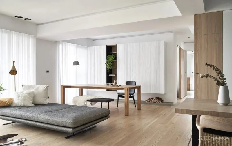 白色+原木,精致宁静!