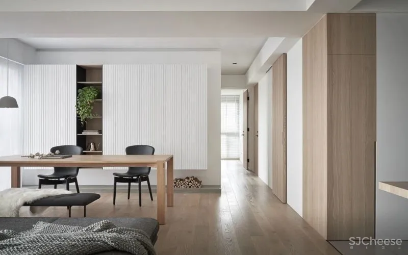 白色+原木,精致宁静!