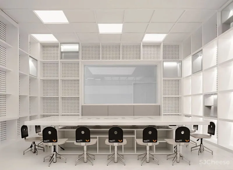 MEIYI 英皇儿童艺术学院 随时序流动的空间画布