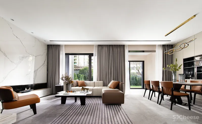 420㎡现代别墅,极致简约、格调非凡!