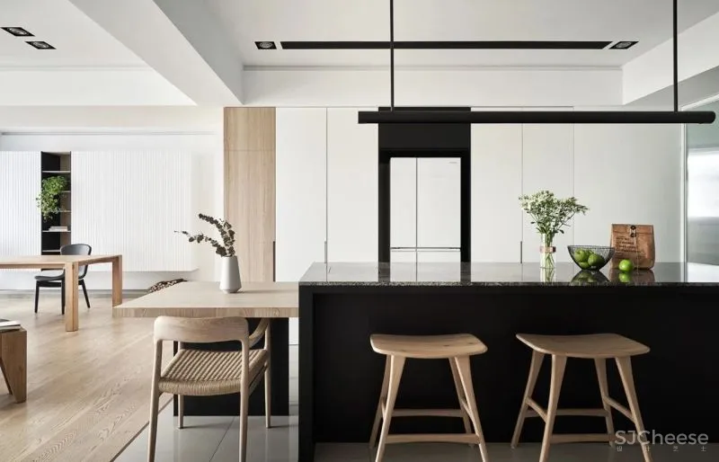 白色+原木,精致宁静!