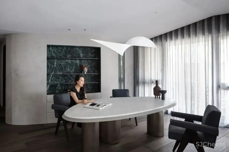 弧形 曲面，不一般的新时代住宅 源原设计