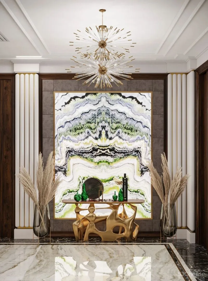 1100m²豪宅:看惯了极简,有点怀念这种“金碧辉煌”