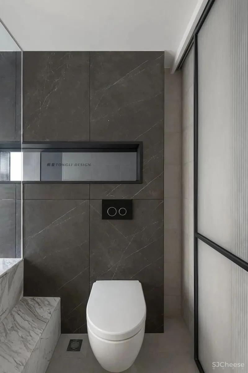 简约黑白灰,LDK一体化设计,拥有MINI花园的轻工业之家 桐里空间设计