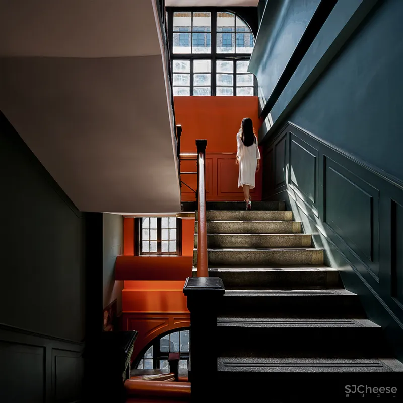 泛域设计 • 朱啸尘｜走耳又在跃动的复古中，让一栋老洋房保持有趣和活力