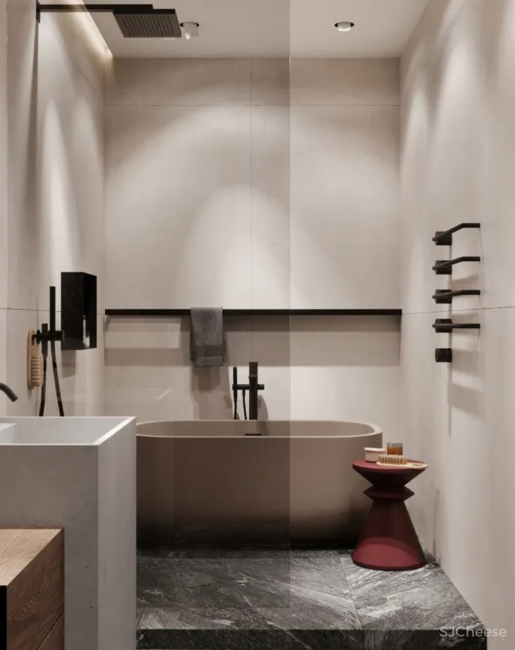 99.5的室内面积 29.7的露台,对于独自居住的屋主来说,这得有多潇洒啊!