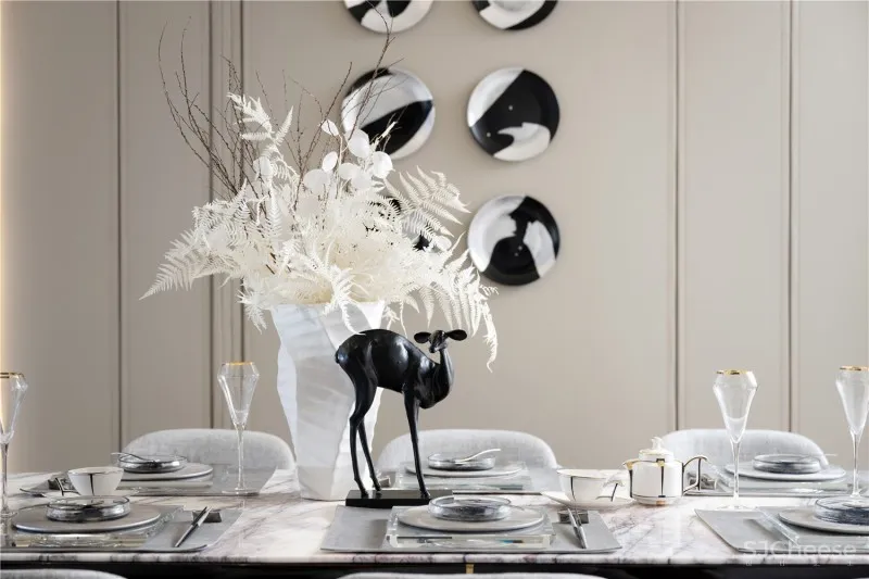 德方圆 | 160平样板间 水之绿 泉之韵