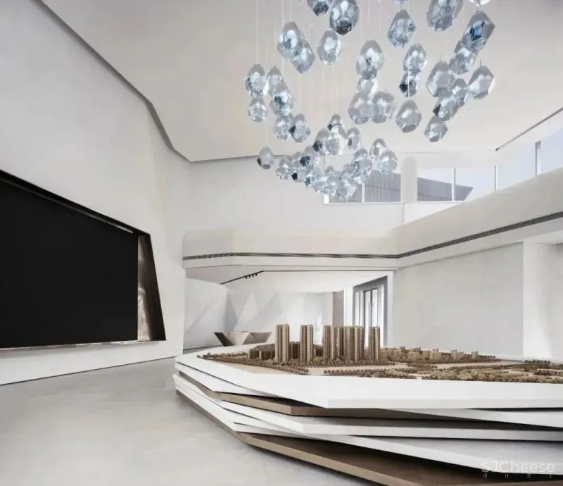 几何美学构建别样销售中心 FW.GID&SCULTURA