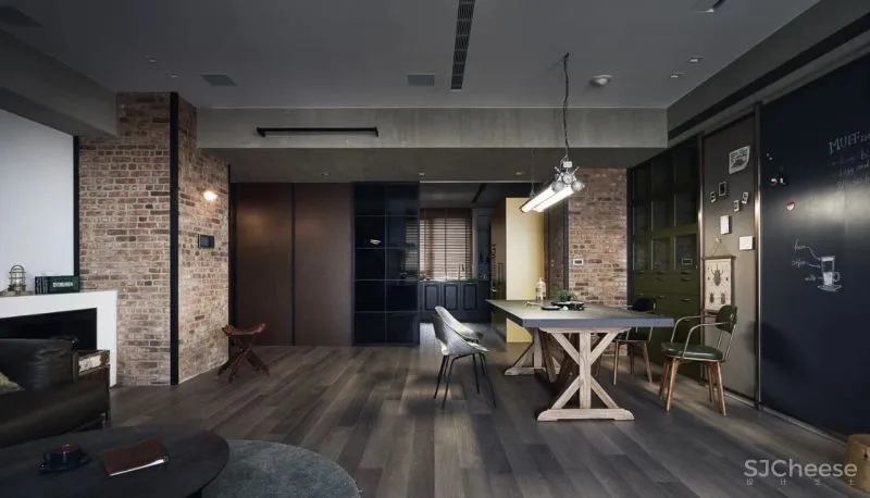 将工业风和雅痞风结合,一个单身男士把自己的家装的那么时髦,真的好吗?