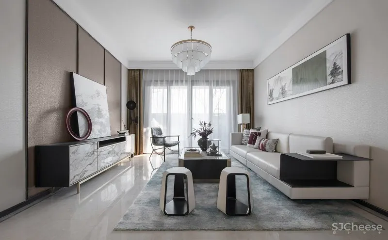 德方圆 | 宜春万载149平样板间 月耀曲塘 日暖林泉