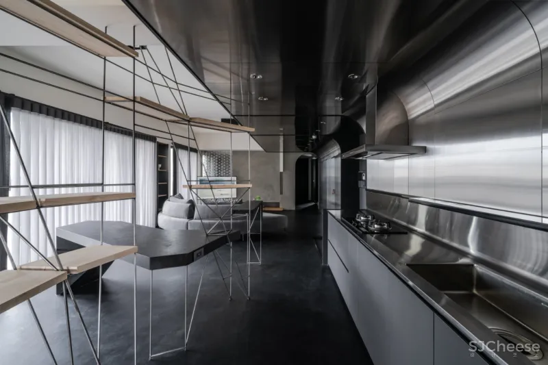 简约工业风住宅，这个材质太有质感了！