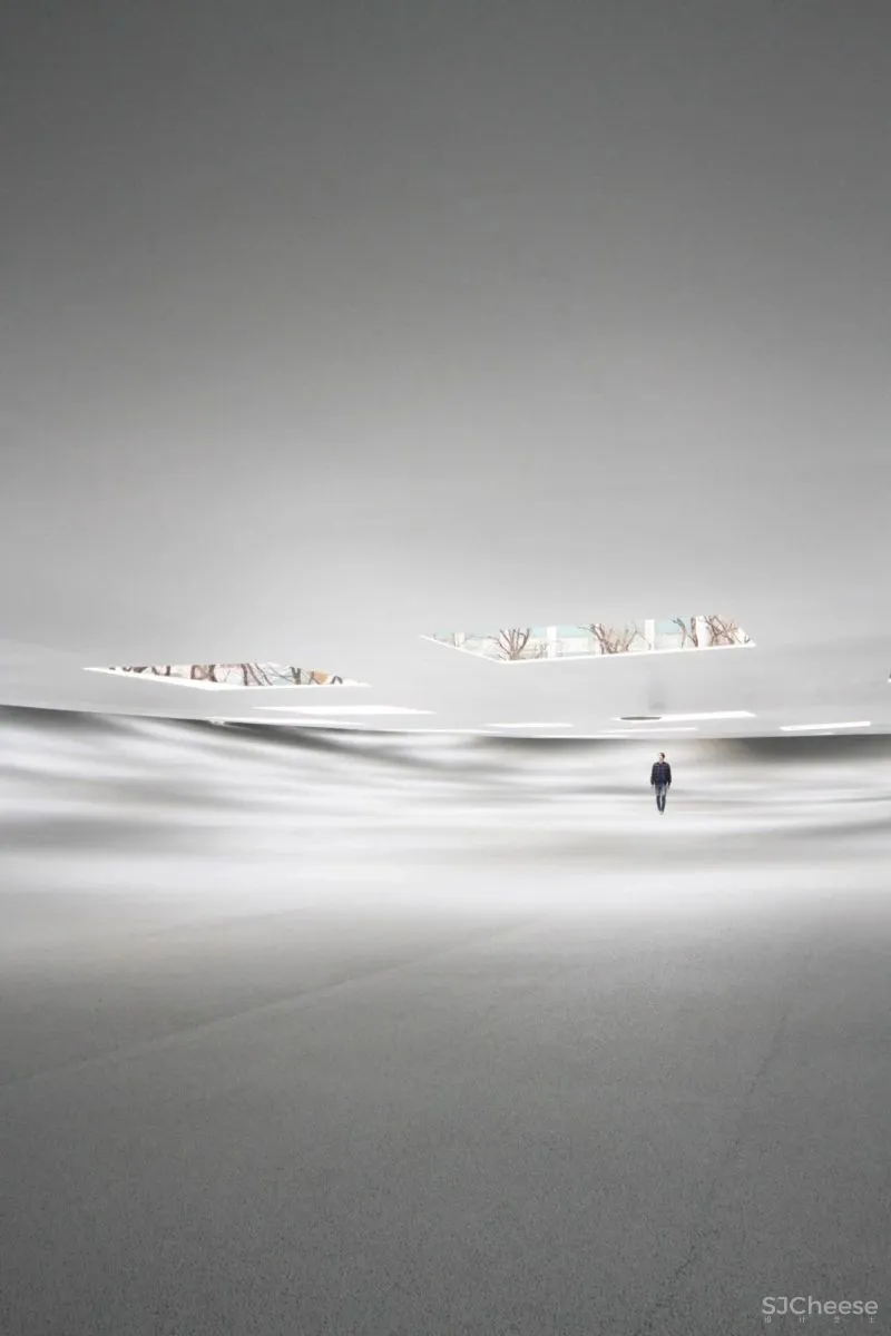 石上纯也新作,屋顶有59个洞,却没一根柱子!