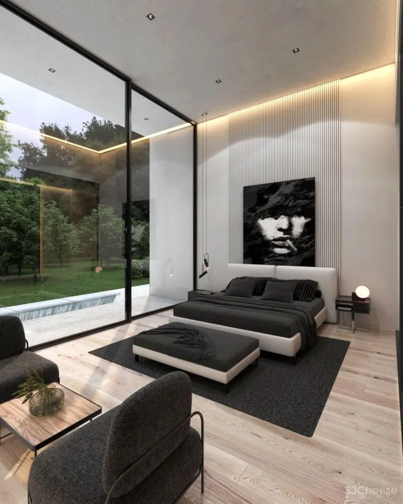 600㎡极简别墅,漂亮!