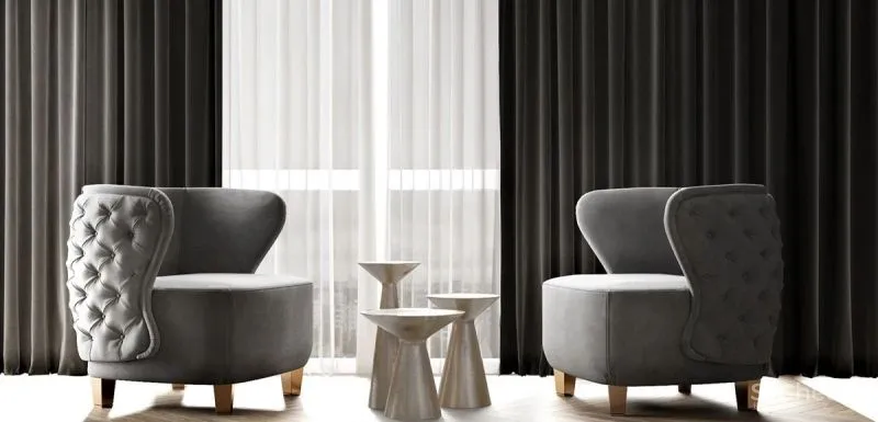 黑白缄默简约沉稳家居内饰