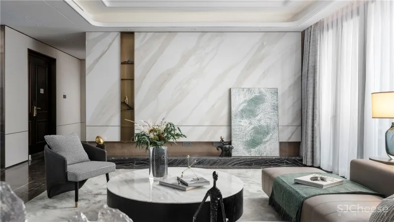 德方圆 | 160平样板间 水之绿 泉之韵