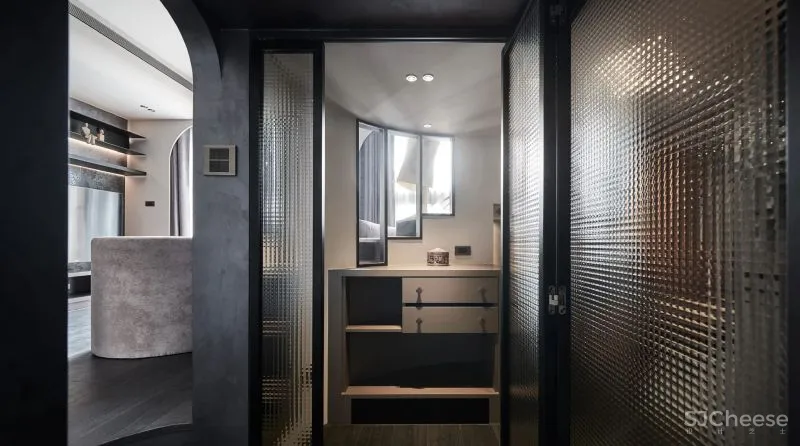 57㎡单人公寓,现代工业风错层空间