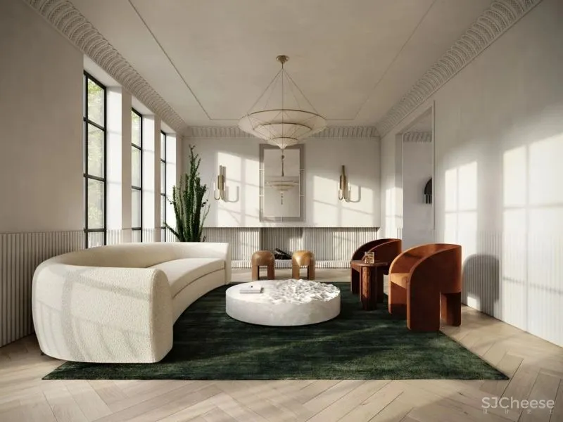 淡雅灵动联排别墅，不仅有颜值还舒适！