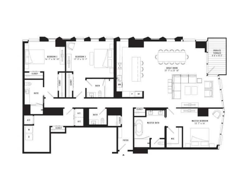 设计女神Kelly Wearstler的豪华公寓设计!设计师:买不起也一定要去住一晚