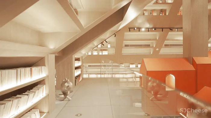 源于安徒生的设计灵感,钢筋水泥下的童话书屋 宇合光年