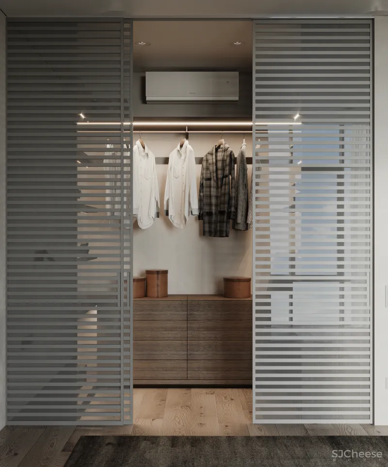 一居室现代风住宅,嵌入式储物实用又美观