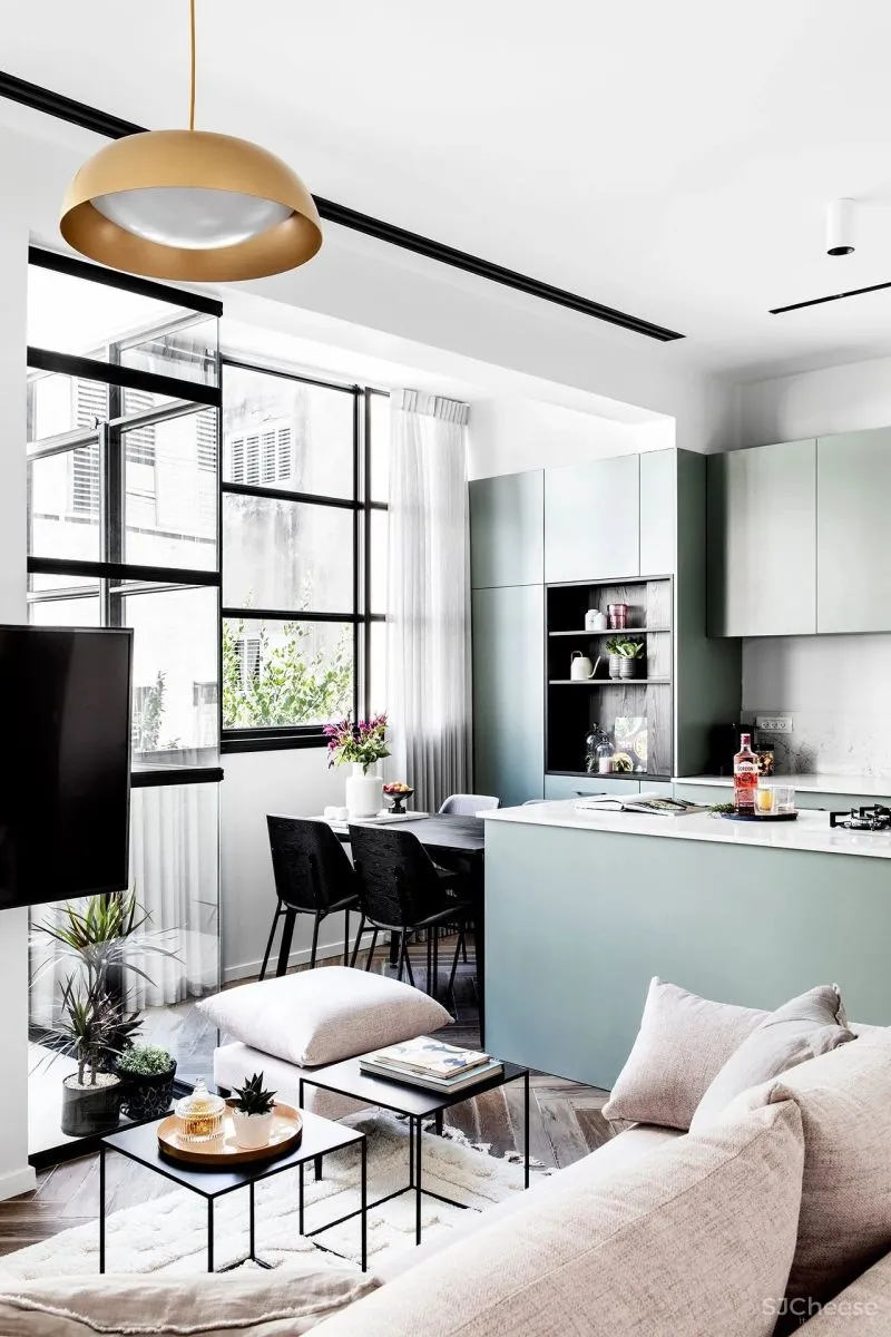 一座60平米的老屋翻新,不仅明媚灵动,还用上了近期大火的各种玻璃!