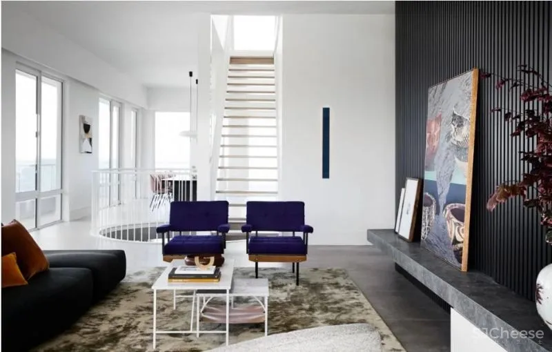 钴蓝色点燃空间气质