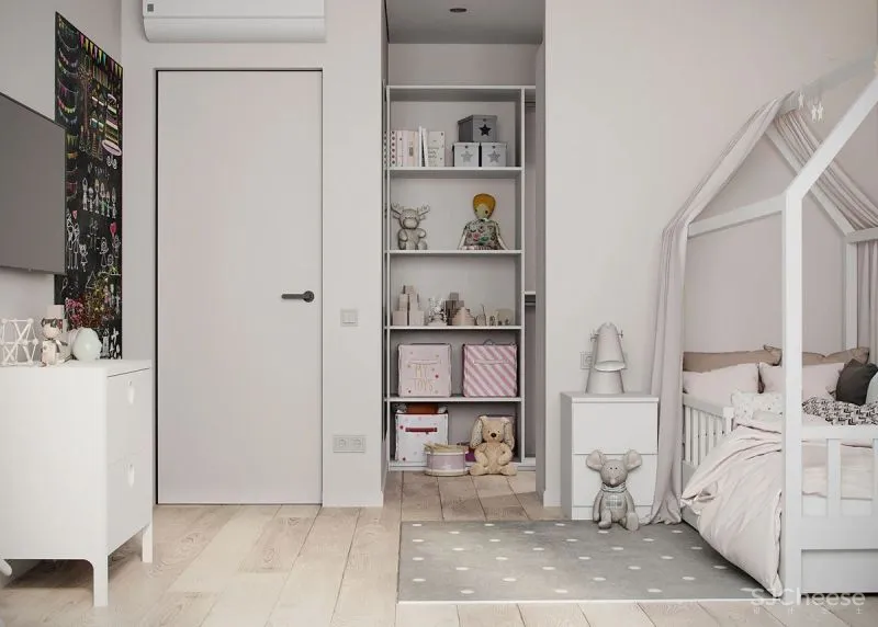 极简白 原木,耐看才是家的样子!