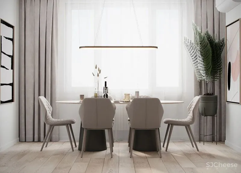 极简白 原木,耐看才是家的样子!