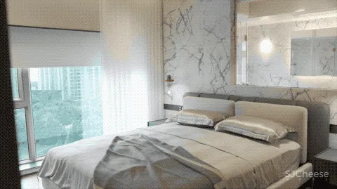 一个人的豪宅!90小伙买下195㎡江景房,猫房装「空调」,真的凡尔赛!