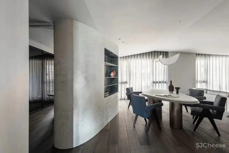 弧形 曲面，不一般的新时代住宅 源原设计