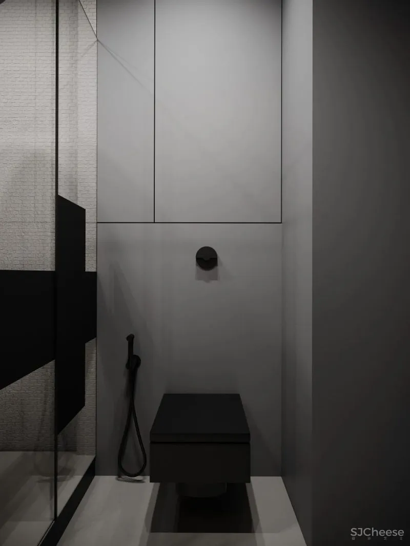 90㎡ 现代工业风,混凝土清漆这么用比大白墙更高级!