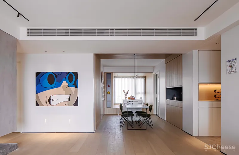 王璠:188㎡简约大平层,温暖的动漫之家!