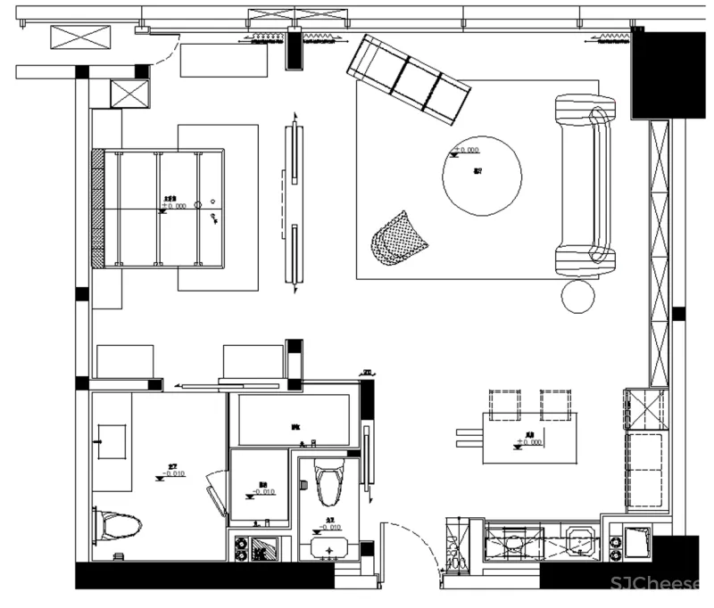 元禾大千 成都新希望 D ONE 公寓样板间4套