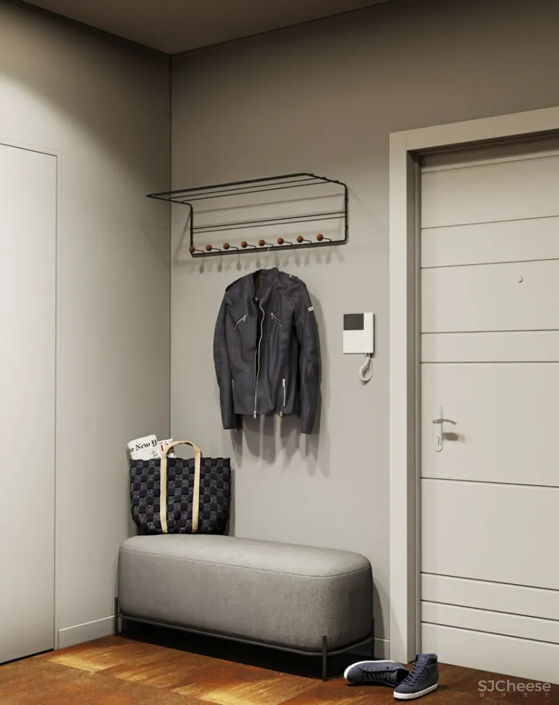 不能坐着换鞋的门厅,是失败的!