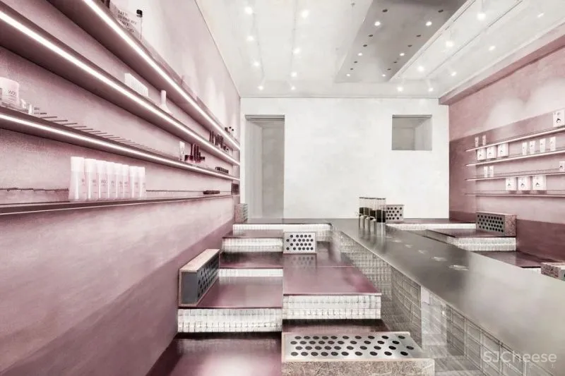 新作 Cosmetea 新型美妆茶文化品牌店,上海 奈时设计