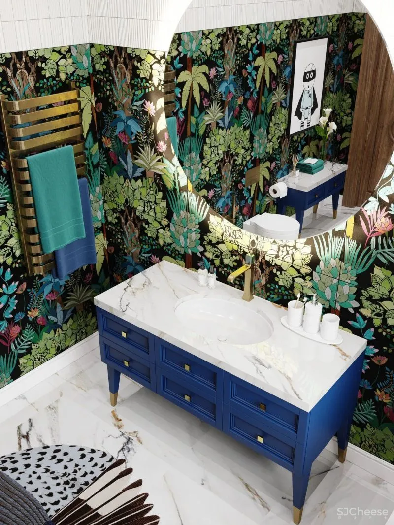 1100m²豪宅:看惯了极简,有点怀念这种“金碧辉煌”