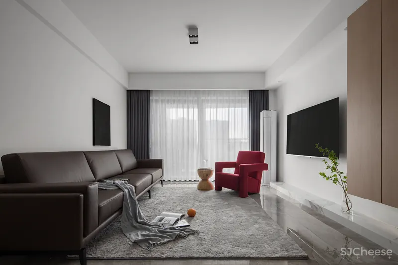 120m²极简设计,克制的生活态度!