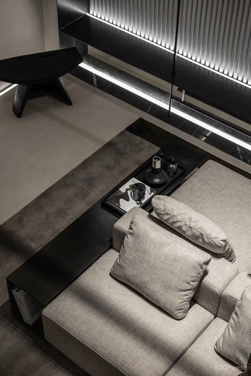 唐忠汉:207㎡简约设计,质朴、高级美!