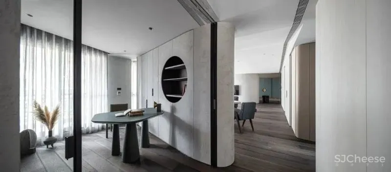 弧形 曲面，不一般的新时代住宅 源原设计