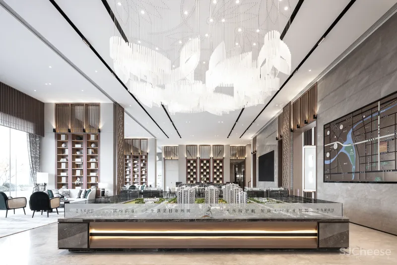 东方诗意与自然美学的交叠融合 奥园东麓晴川销售 中心香港方黄设计