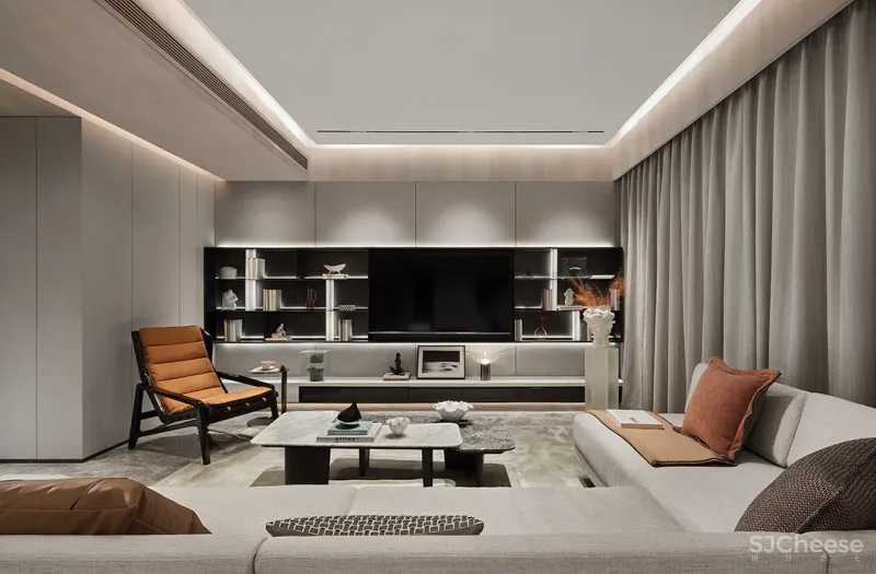 143㎡简约设计，质朴淡雅，高级范！