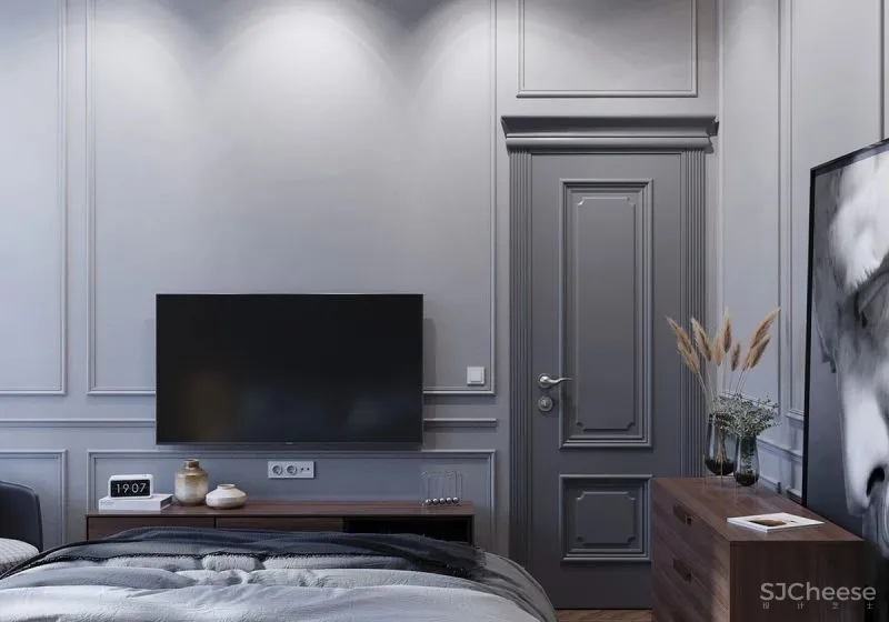 钴蓝色点燃空间气质