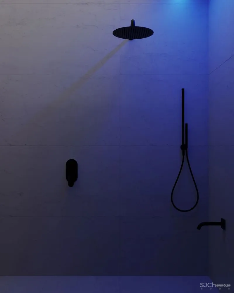 65㎡极简白的家，把卫生间放在“盒子”里，好看又显大！