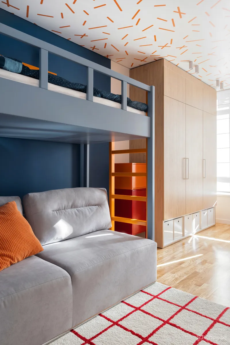 75㎡ 两房两厅，一体式橱柜这样用，收纳超多又显大